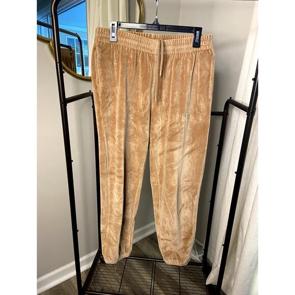 Anine Bing Evan Velour Joggers Pants size M medium - Picture 3 of 7